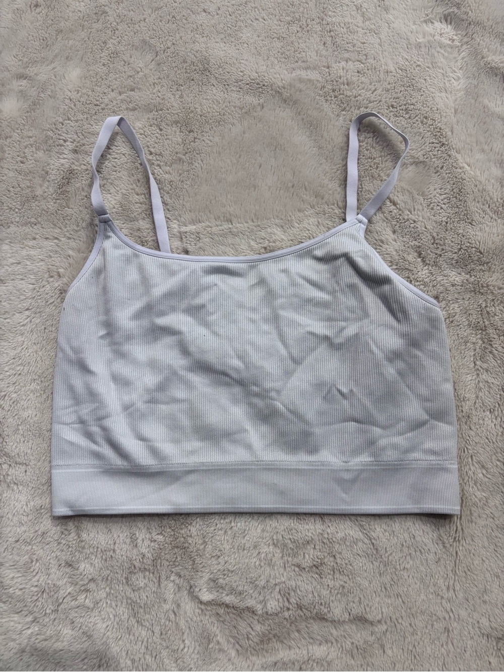 aerie Ribbed Bralette Tank - Light Lavender